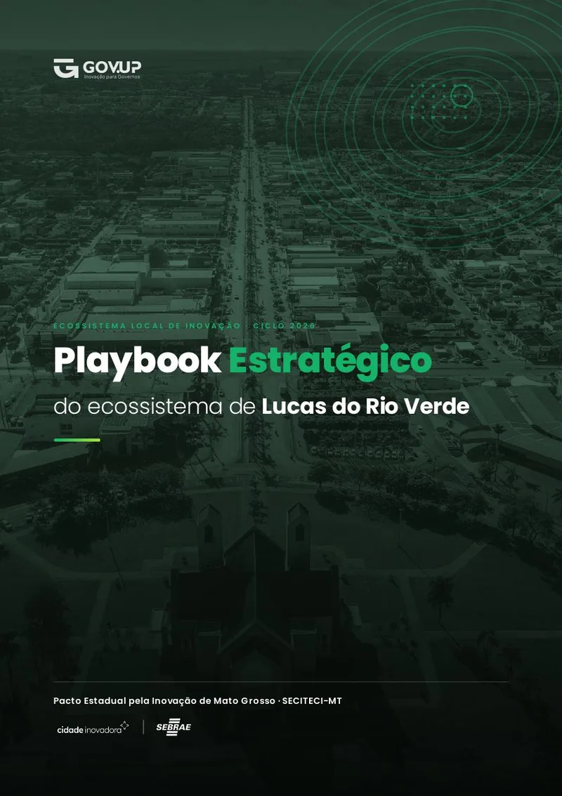 Capa do Playbook Estratégico de Lucas do Rio Verde