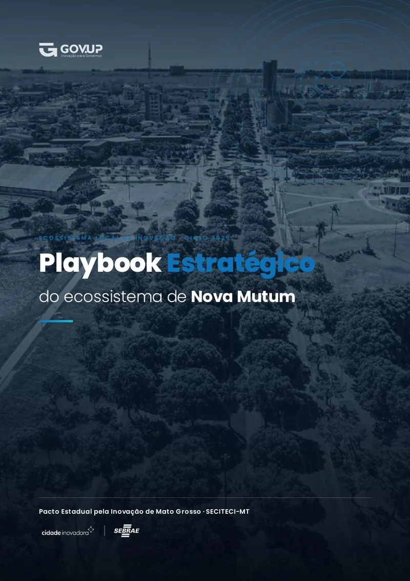 Capa do Playbook Estratégico de Nova Mutum