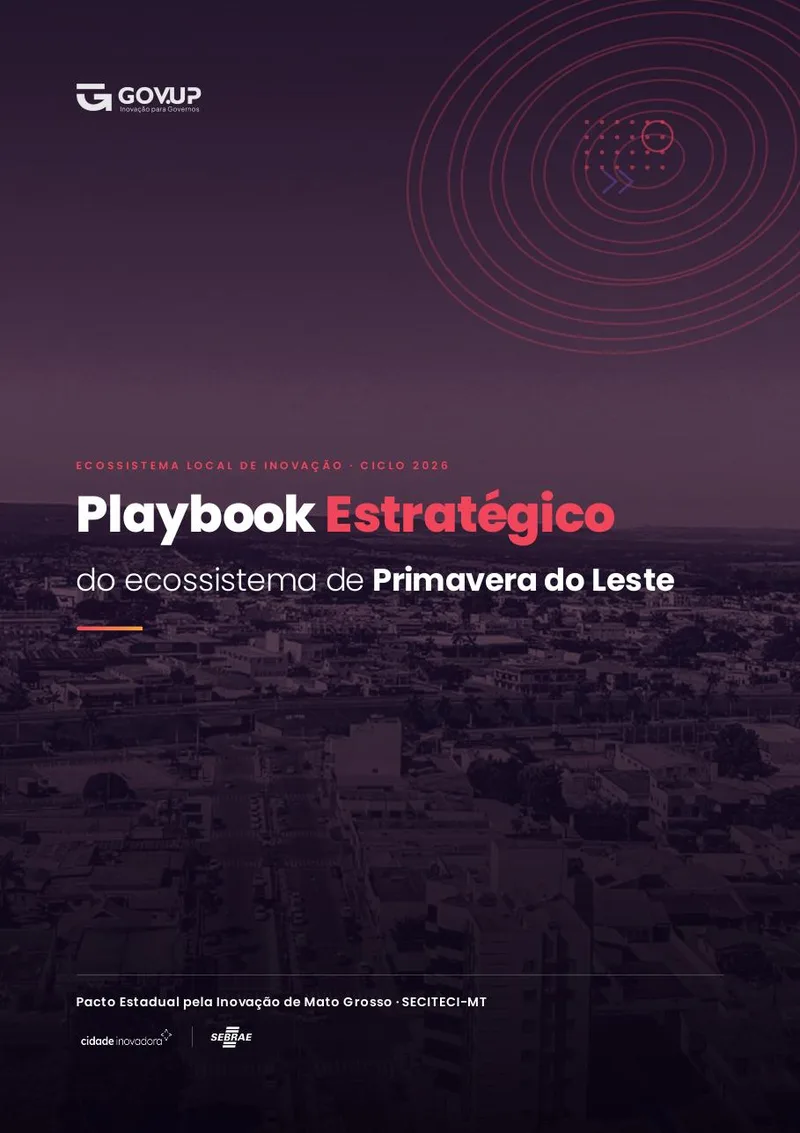 Capa do Playbook Estratégico de Primavera do Leste