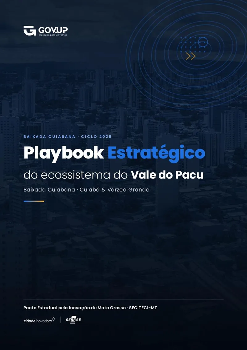 Capa do Playbook Estratégico de Cuiabá