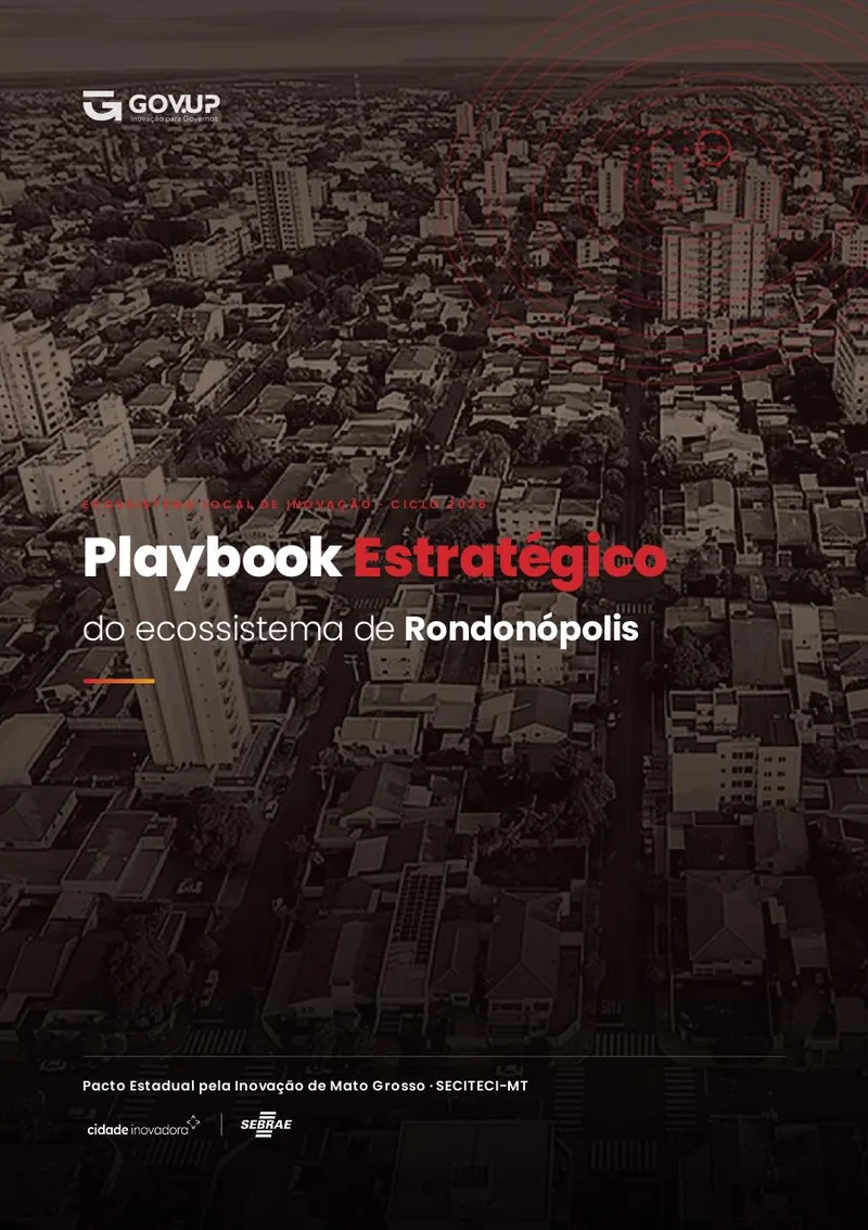 Capa do Playbook Estratégico de Rondonópolis