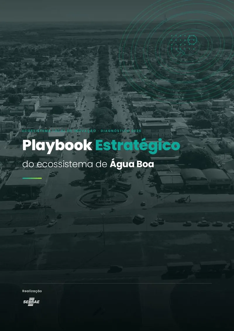 Capa do Playbook Estratégico de Água Boa